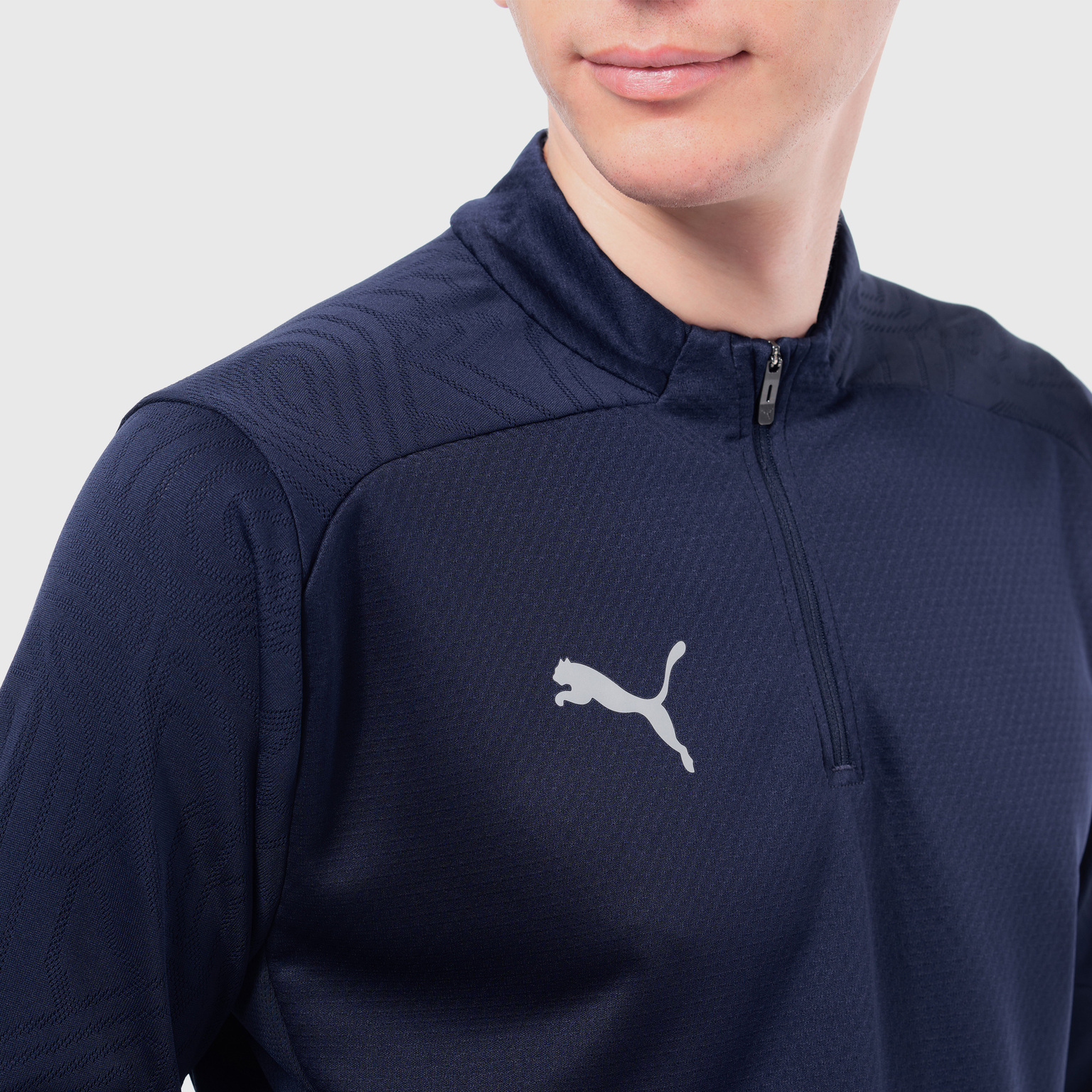 Свитер тренировочный Puma Teamfinal Training 1/4 Zip Top 65855106