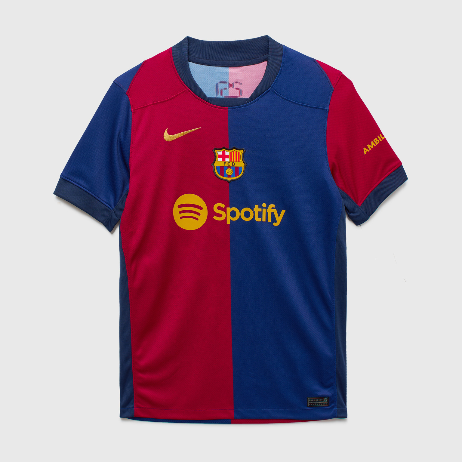 Подростковая домашняя игровая футболка Nike Barcelona сезон 2024/25