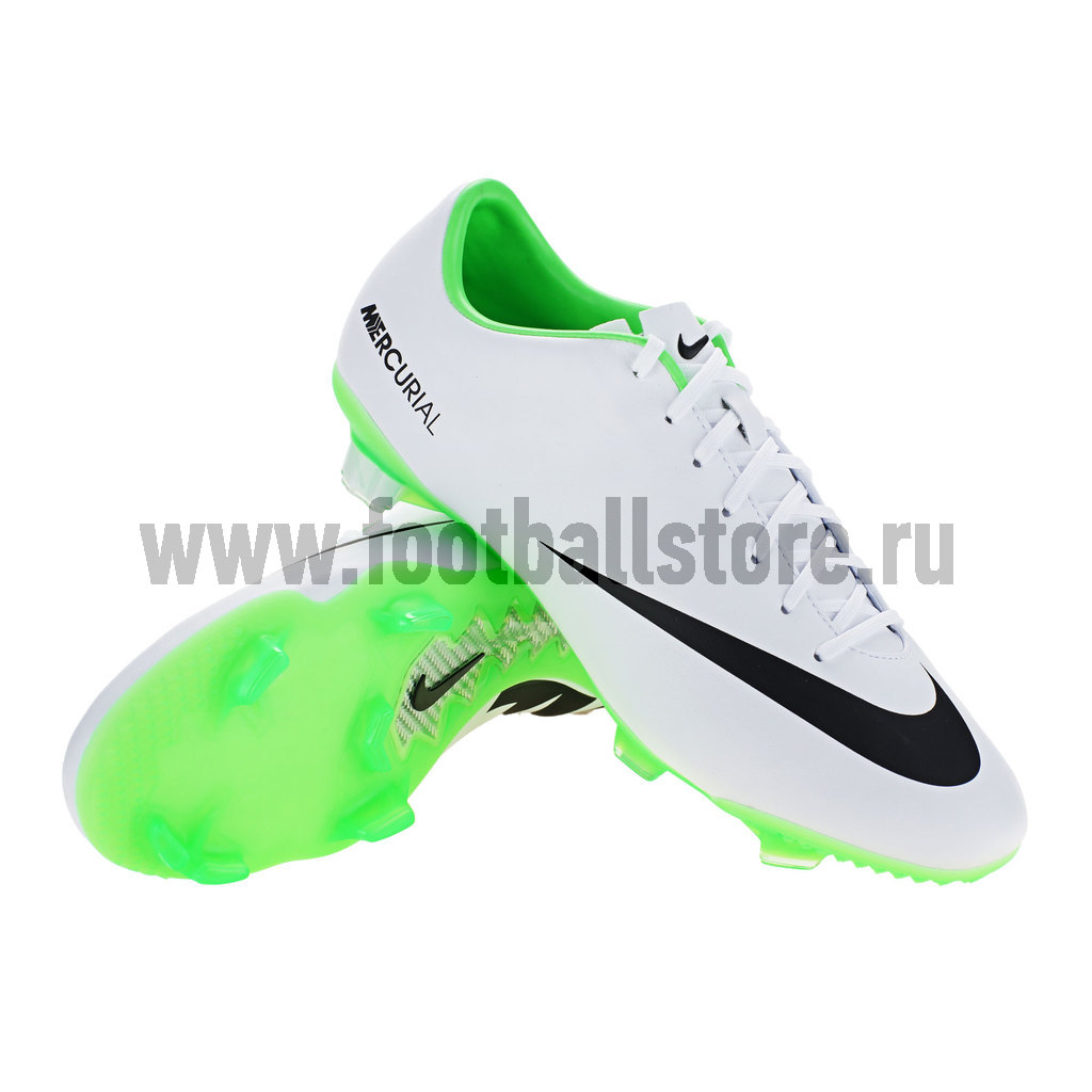 Nike mercurial white and green on sale