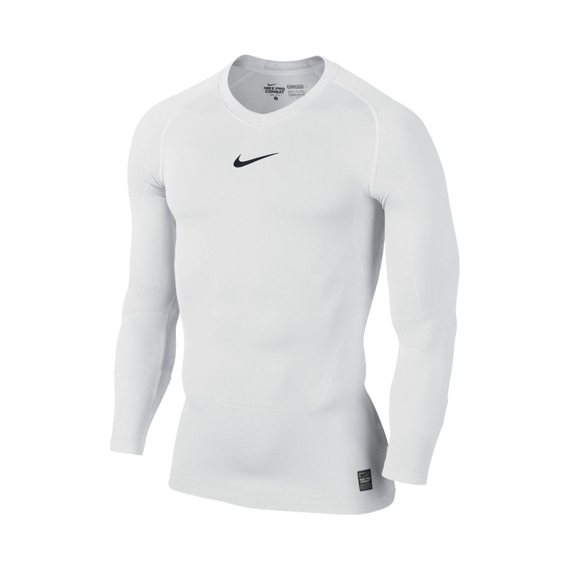 Nike Pro лонгслив мужской Dri Fit белый