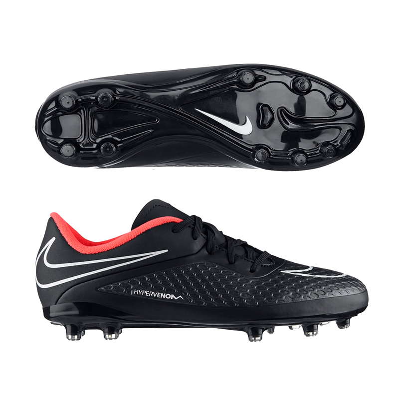 Nike hypervenom black and pink best sale