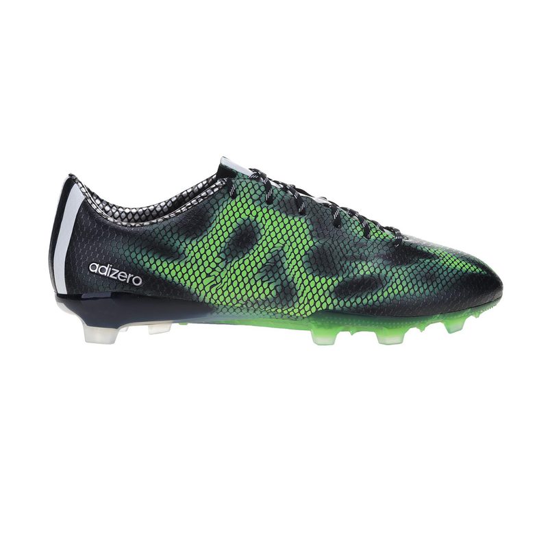 Adizero fg football boots solar green  white hotsell