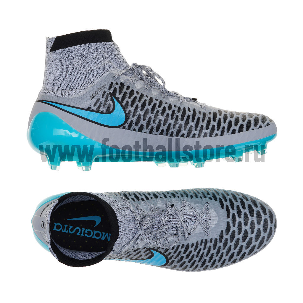 Nike magista obra turquoise black online