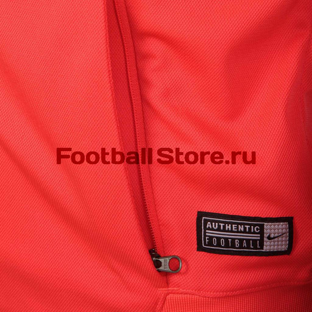 Nike fc barcelona 17/18 woven authentic jacket - noble red/university clearance red